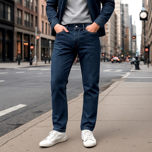 J. Crew Other - J.Crew 484 Slim Fit Jeans Men’s 35x32 Dark Wash Denim